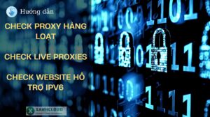 Check Proxy hàng loạt, Check Live Proxies, Check Website hỗ trợ IPv6