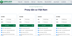 Nhà cung cấp Proxy dân cư Việt Nam uy tín, chất lượng cao