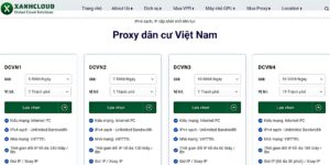 Nhà cung cấp Proxy dân cư uy tín, chính hãng