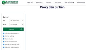 Nhà cung cấp Proxy dân cư tĩnh uy tín, chính hãng   