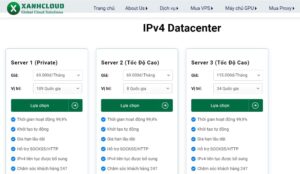 Nhà cung cấp Proxy tốc độ cao, uy tín, chính hãng