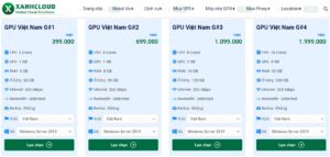 Nhà cung cấp VPS GPU Việt Nam uy tín, chính hãng  