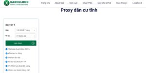 Nhà cung cấp Proxy dân cư tĩnh và Proxy DataCenter tĩnh uy tín