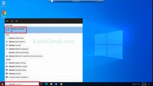 Sau khi đăng nhập vào VPS, tìm kiếm cửa sổ Windows PowerShell (1)