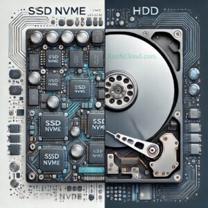 So sánh sự khác biệt giữa SSD NVMe và HDD