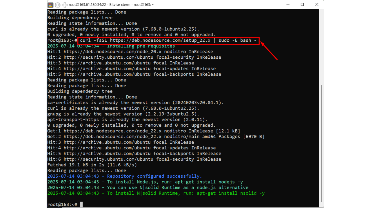 them-kho-nodejs-22-tu-nodesource
