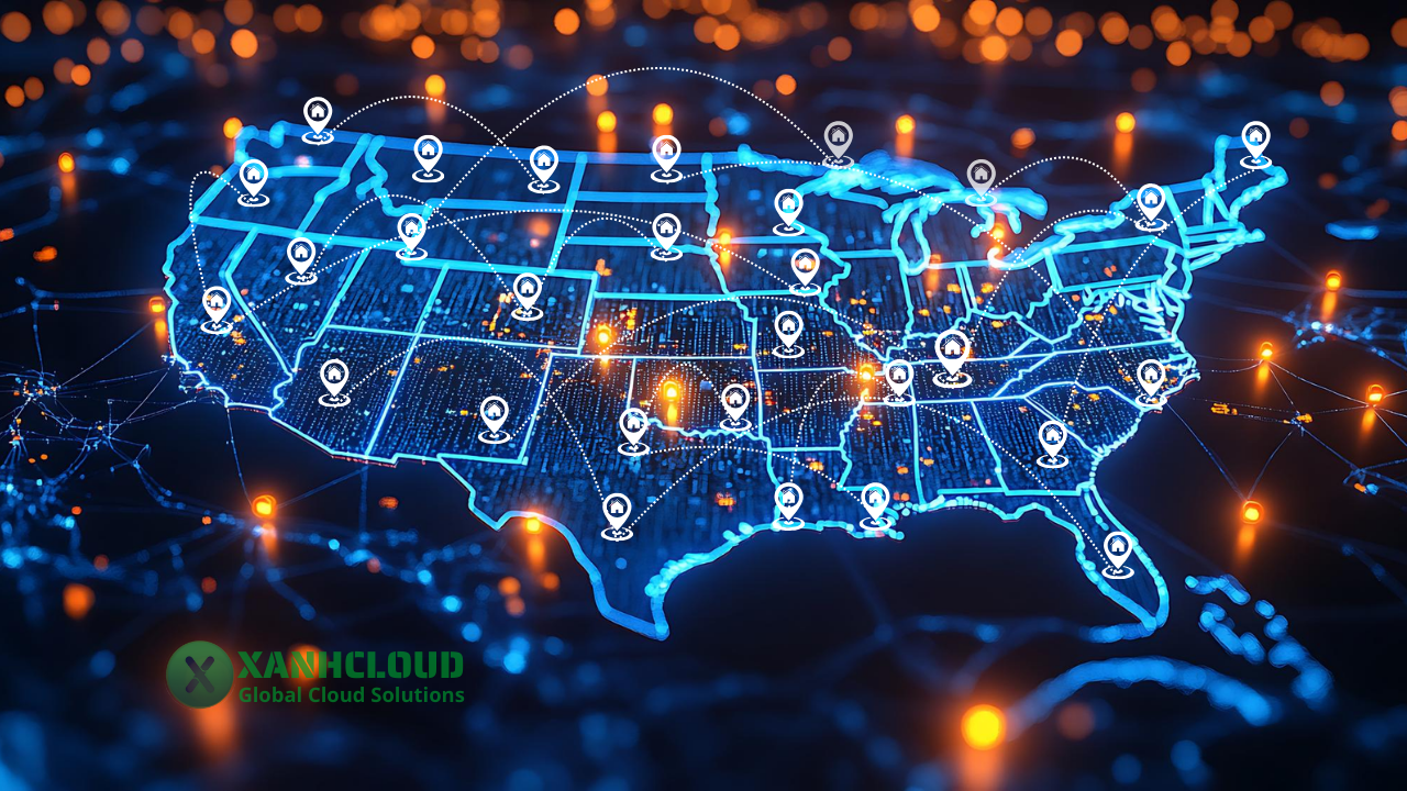 Phân bố IP dân cư (Proxy dân cư USA)