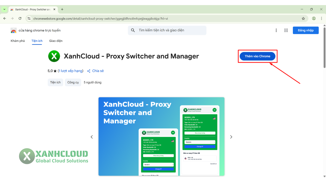 Thêm-tiện-ích-XanhCloud-Proxy-Switcher-and-Manager