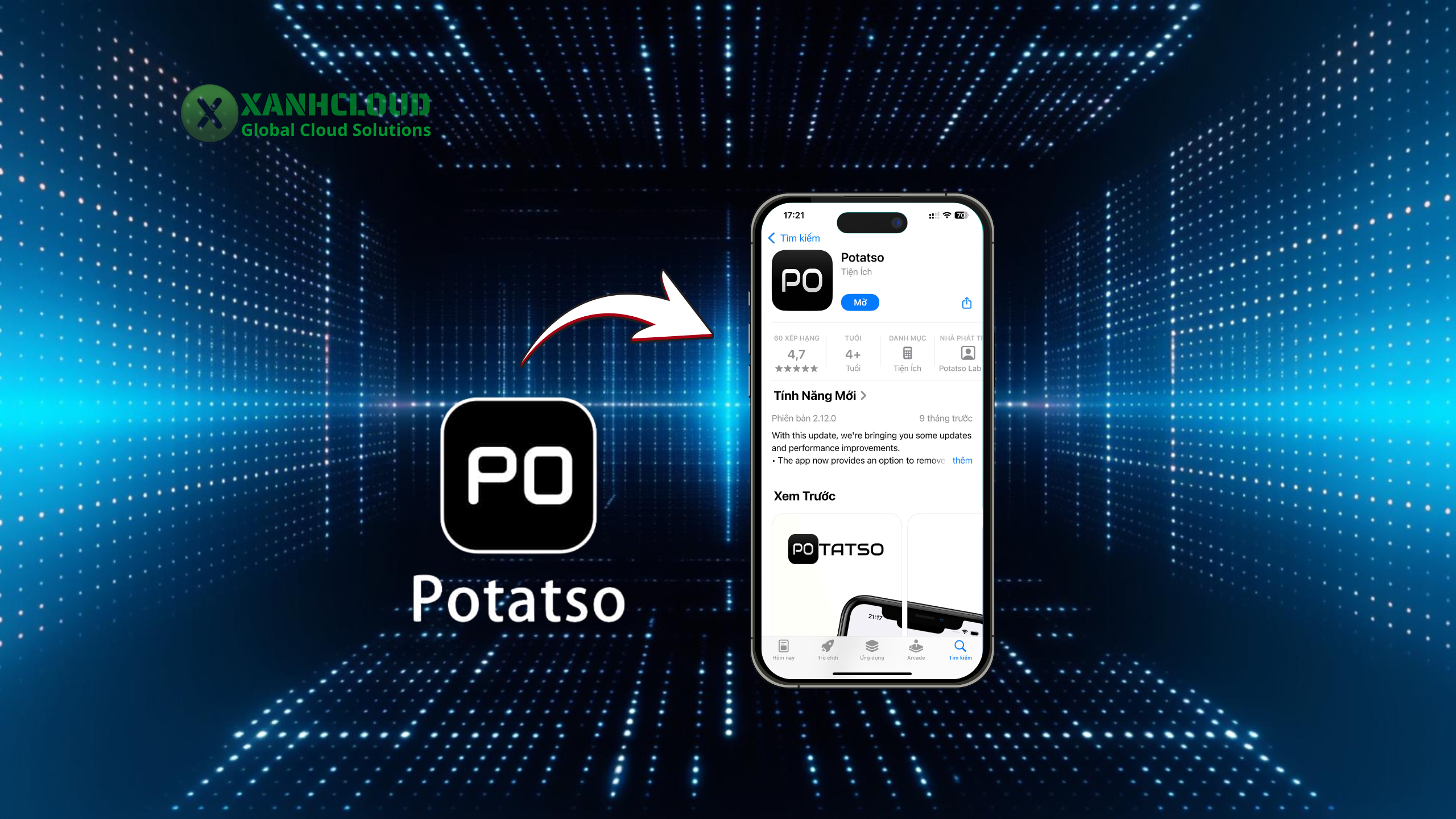 Sử dụng app Potatso fake Proxy trên Iphone
