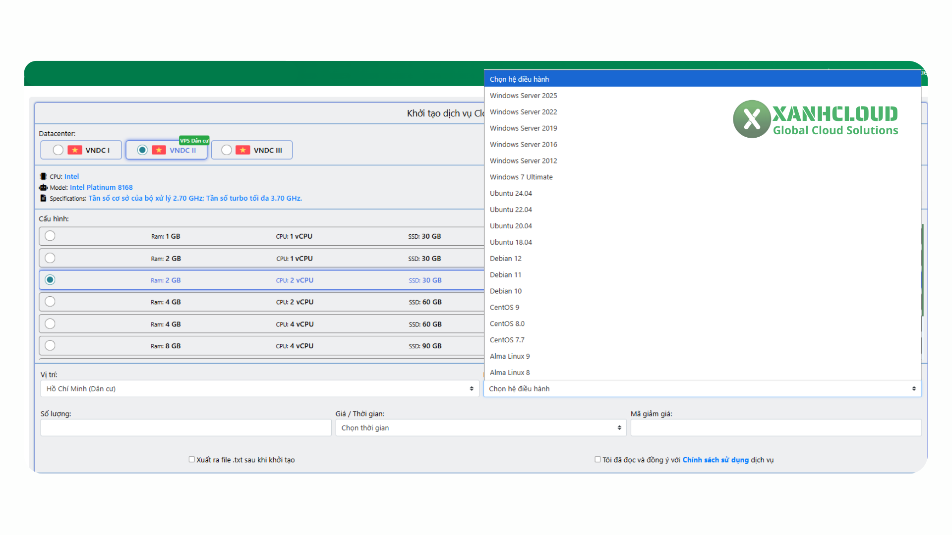 Lựa chọn đa dạng hệ điều hành