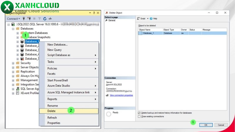 Hướng dẫn chi tiết cách xóa database trong SQL đơn giản