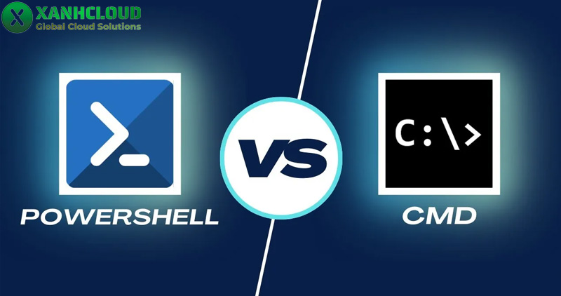 Sự khác biệt giữa PowerShell và Command Prompt (cmd)
