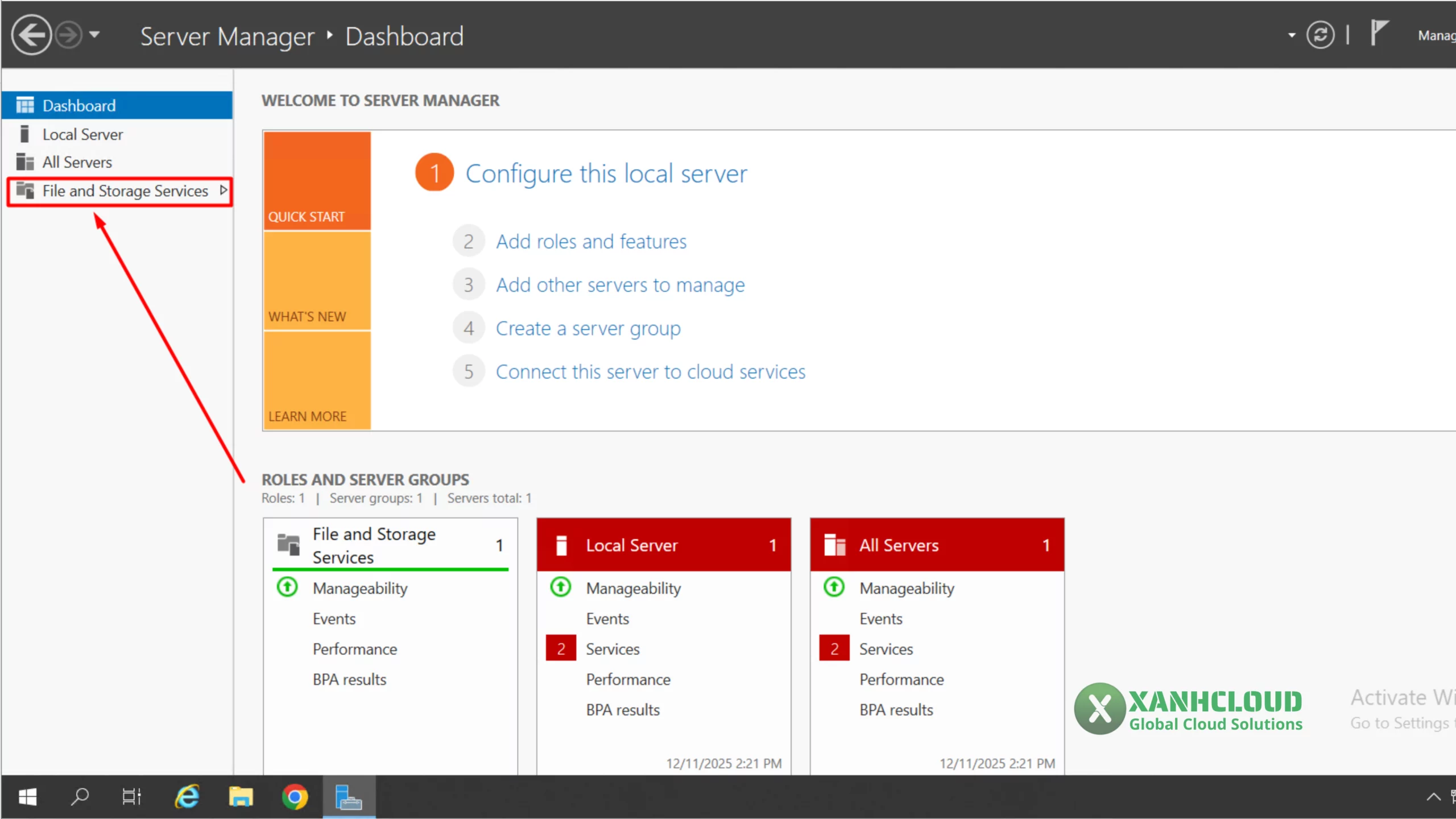 File and Storage Services
