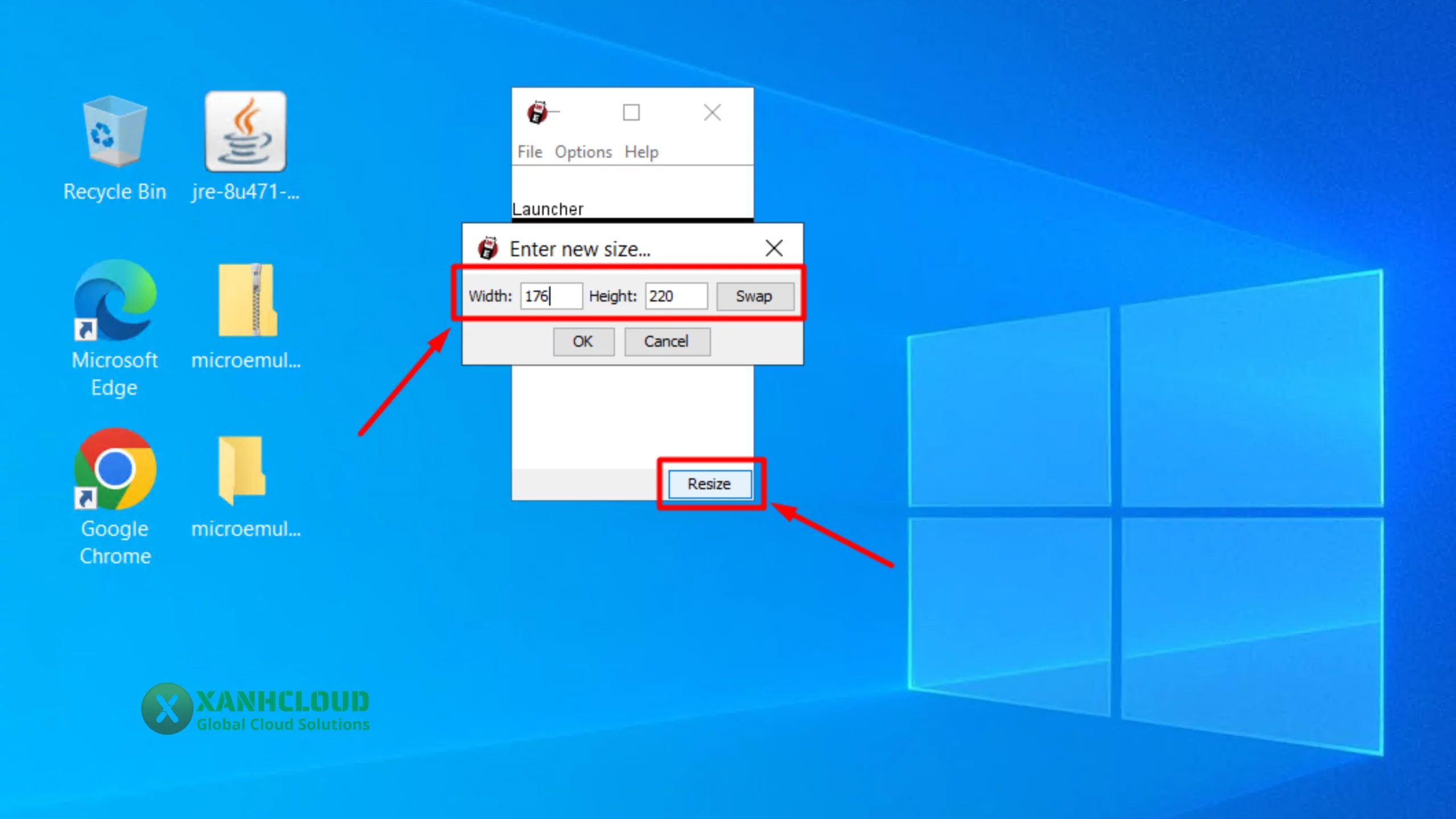 Tùy chỉnh kích thước dài rộng màn hình