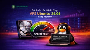 Đo tốc độ ổ cứng VPS Ubuntu 24.04 bằng hdparm
