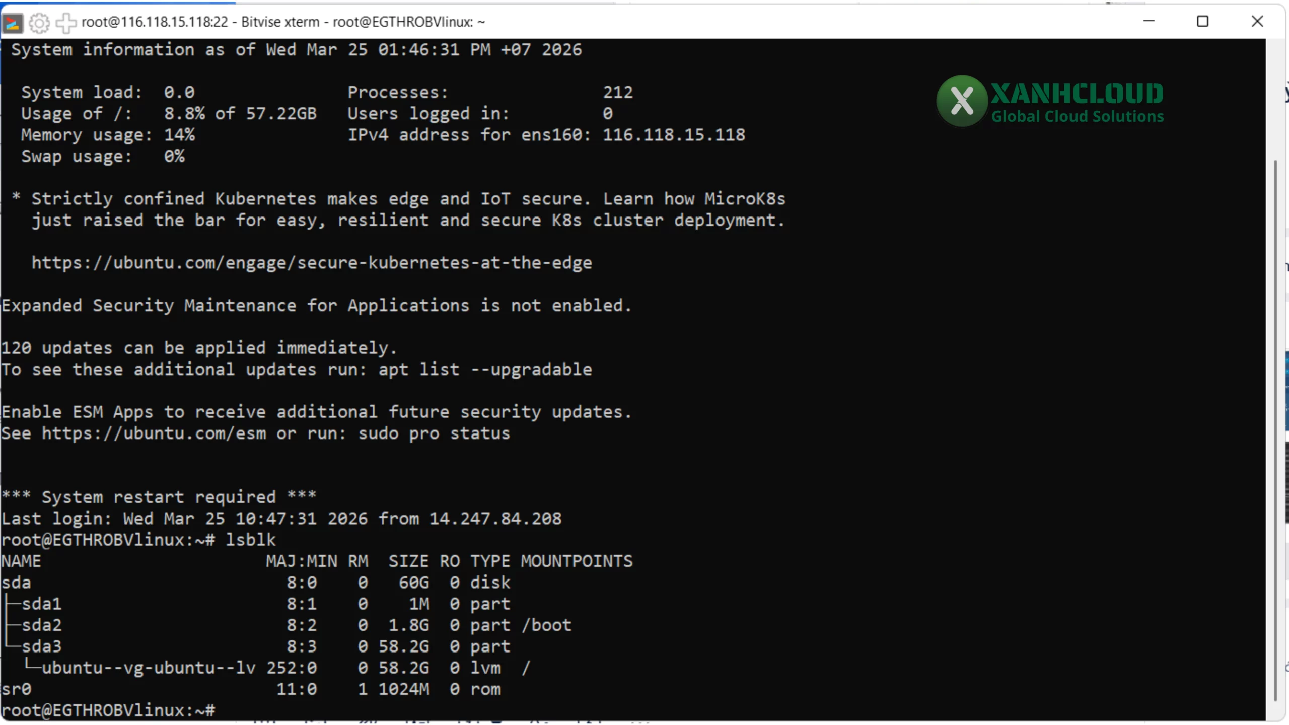 Ổ đĩa tăng nhưng partition chưa mở rộng
