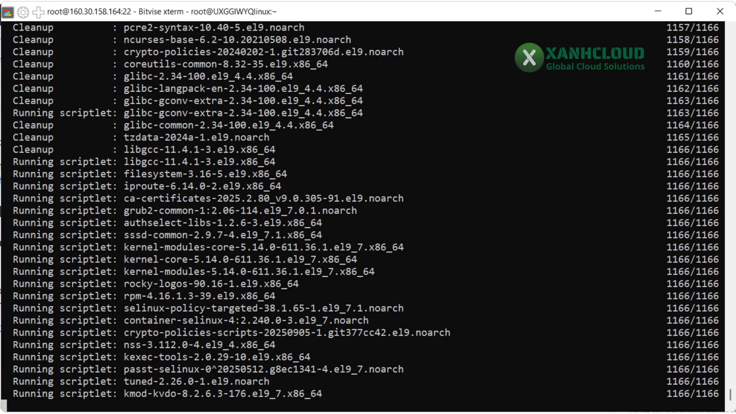 Terminal update package