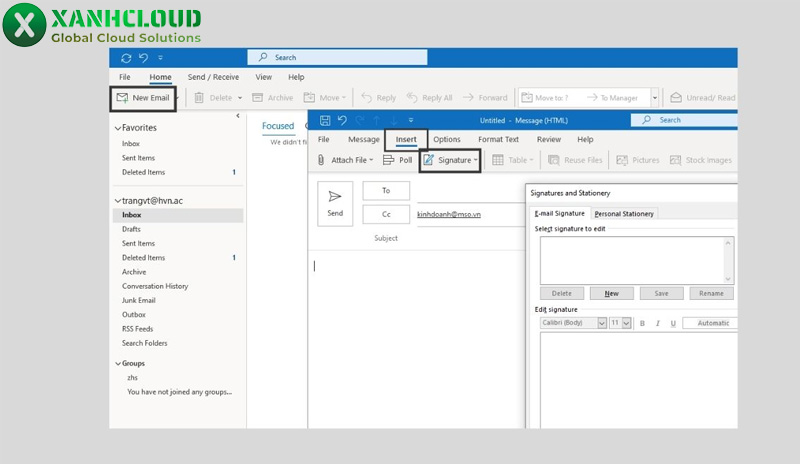 Hướng dẫn cách tạo chữ ký trong Outlook chi tiết 2026
