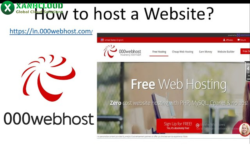 000webhost là gì? Cách đăng ký và  sử dụng 000webhost từ A - Z
