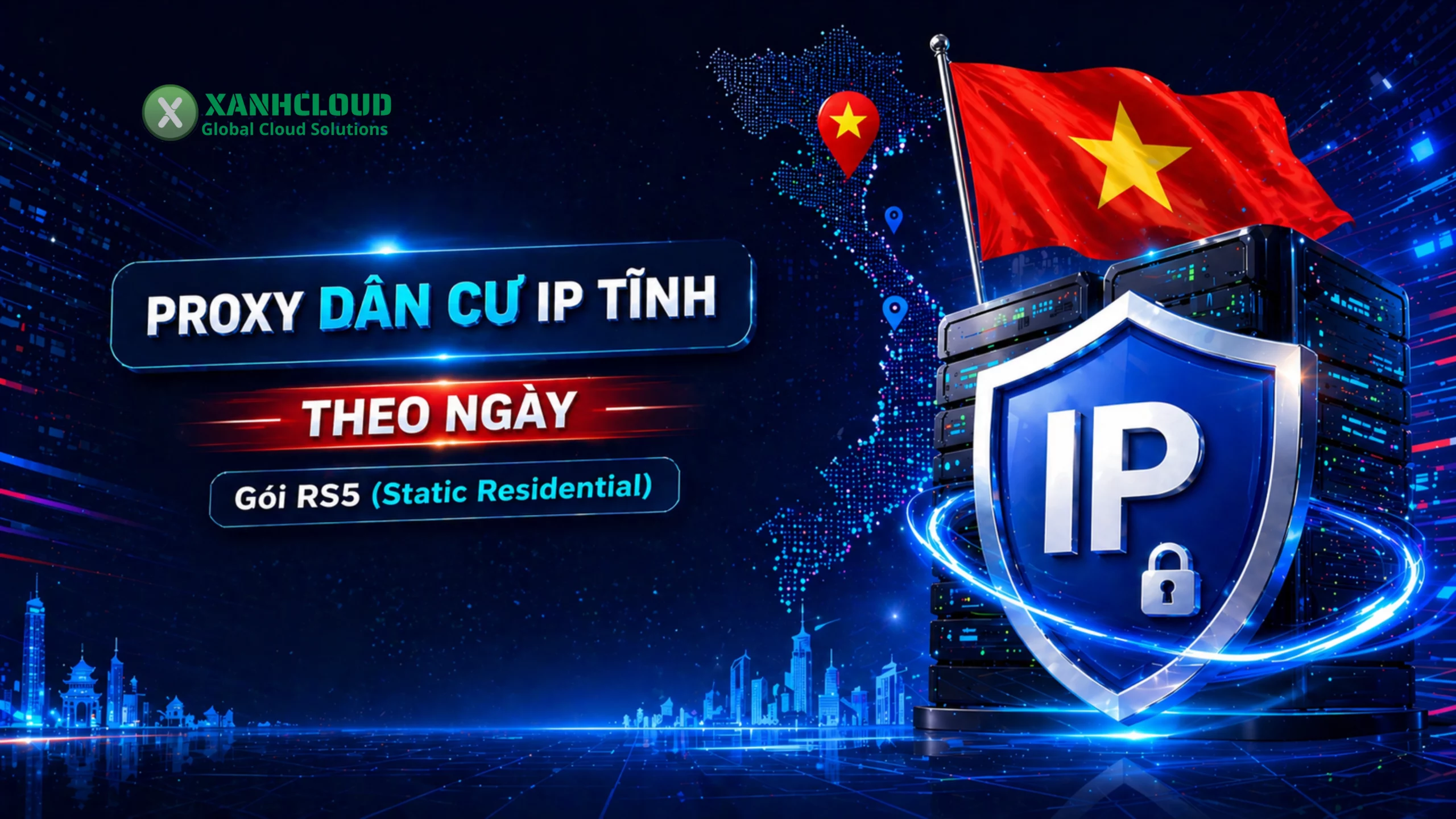 Proxy IPv4 tĩnh Việt Nam theo ngày giá rẻ