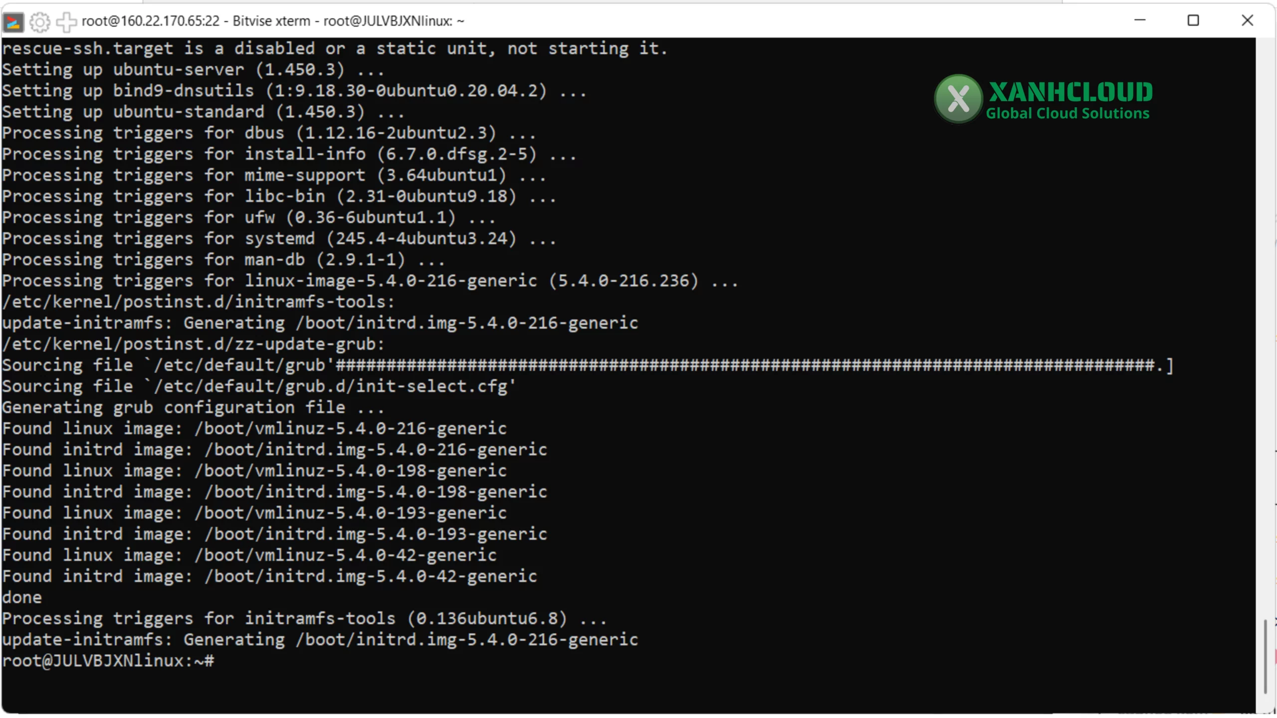 Update hệ thống Ubuntu