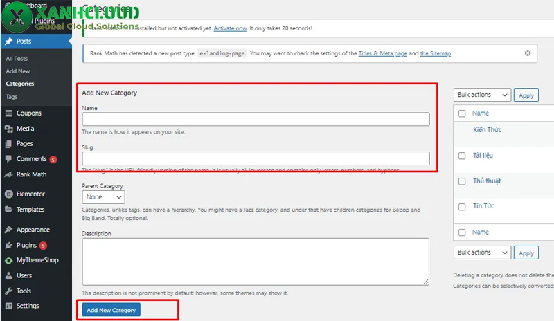 Taxonomy là gì? Tìm hiểu 4 loại Taxonomy trong WordPress?
