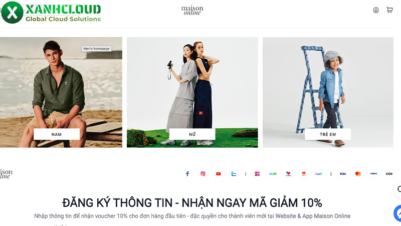 Tổng hợp các trang web bán quần áo đẹp ấn tượng 2026