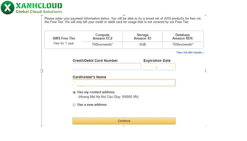 Hướng dẫn hướng dẫn đăng ký VPS Amazon free 1 năm chi tiết