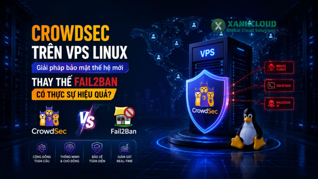 CrowdSec trên VPS Linux: Giải pháp bảo mật thế hệ mới thay thế Fail2Ban có thực sự hiệu Quả?