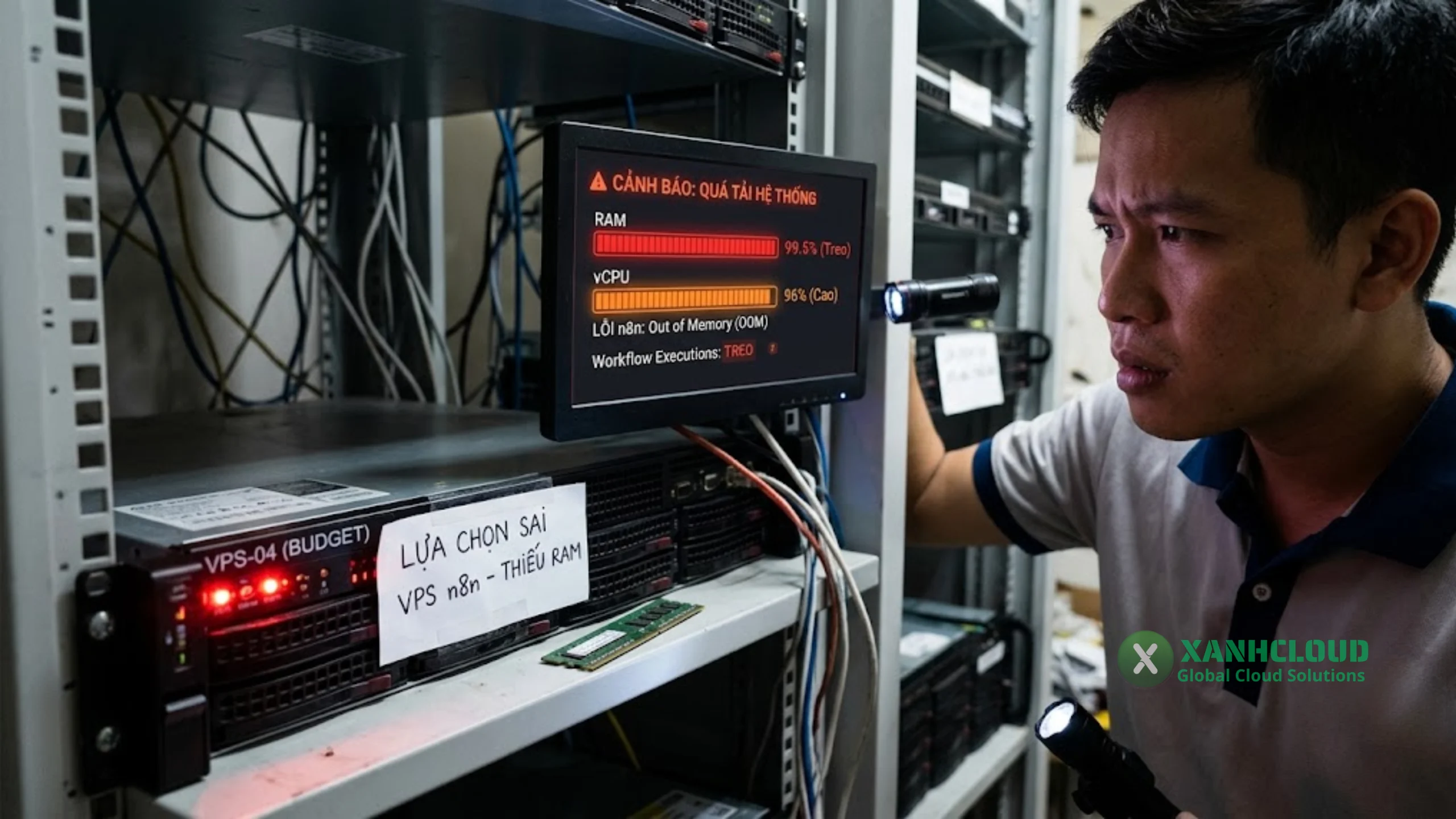 Sai lầm khi lựa chọn VPS chạy n8n