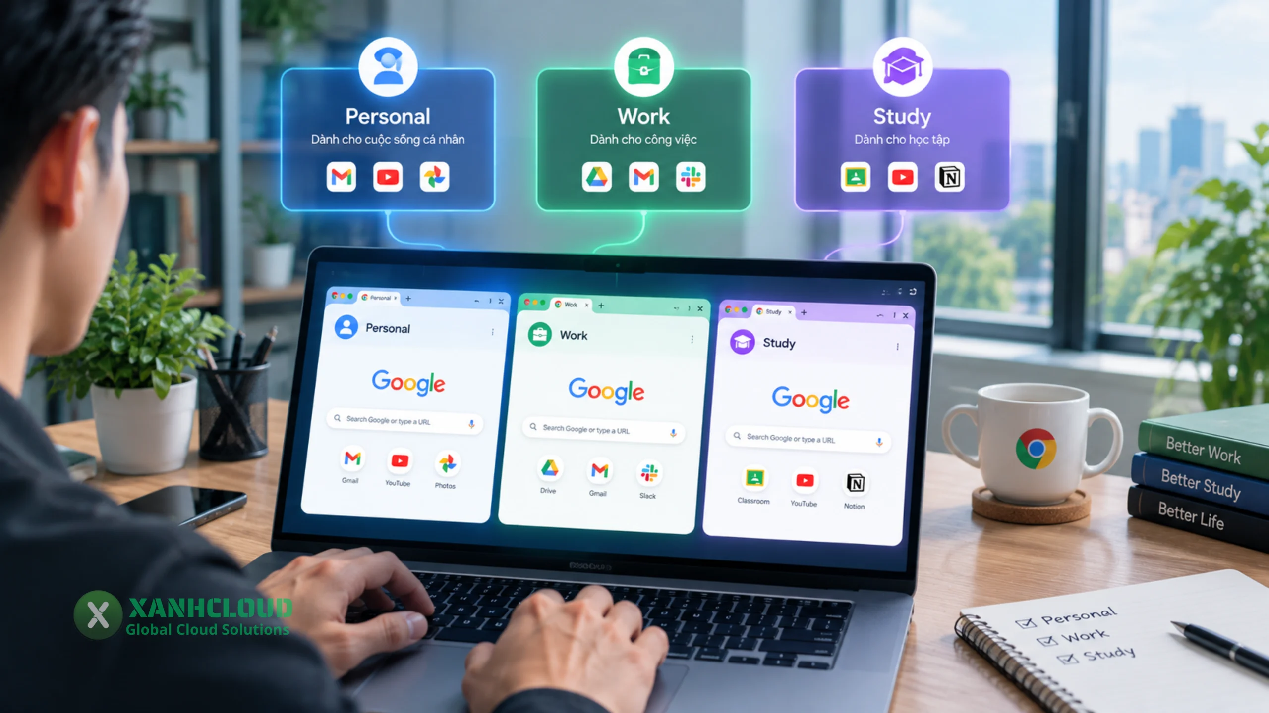 Chrome multiple profile phù hợp với người dùng cá nhân