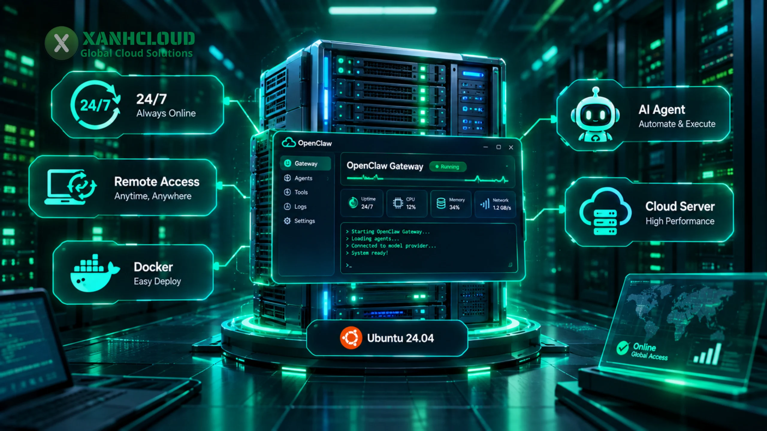 OpenClaw chạy trên VPS Ubuntu 24/7