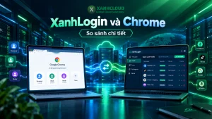 XanhLogin và Chrome so sánh