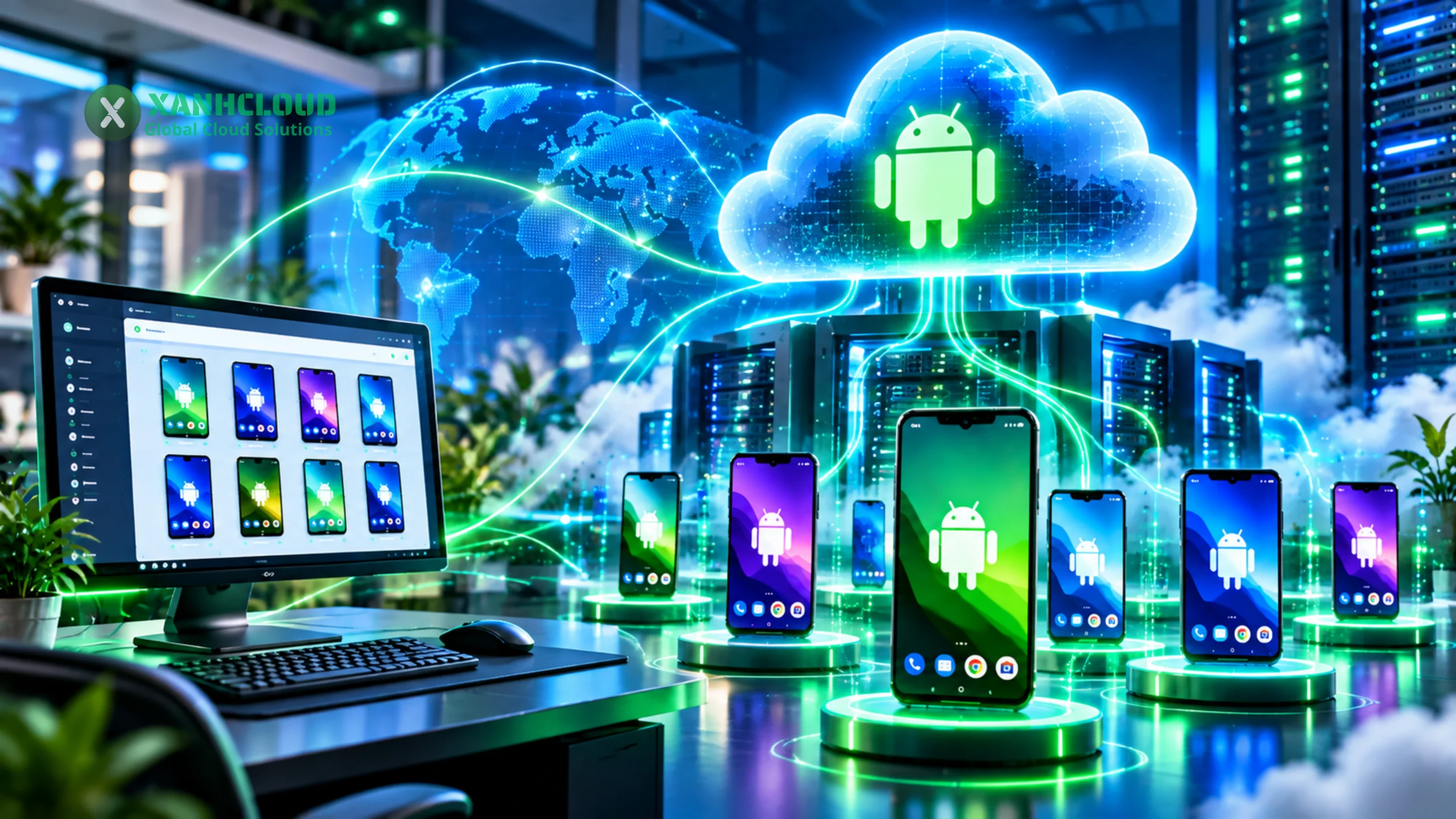 Cloud Phone đưa môi trường Android lên hạ tầng đám mây để người dùng truy cập qua Internet